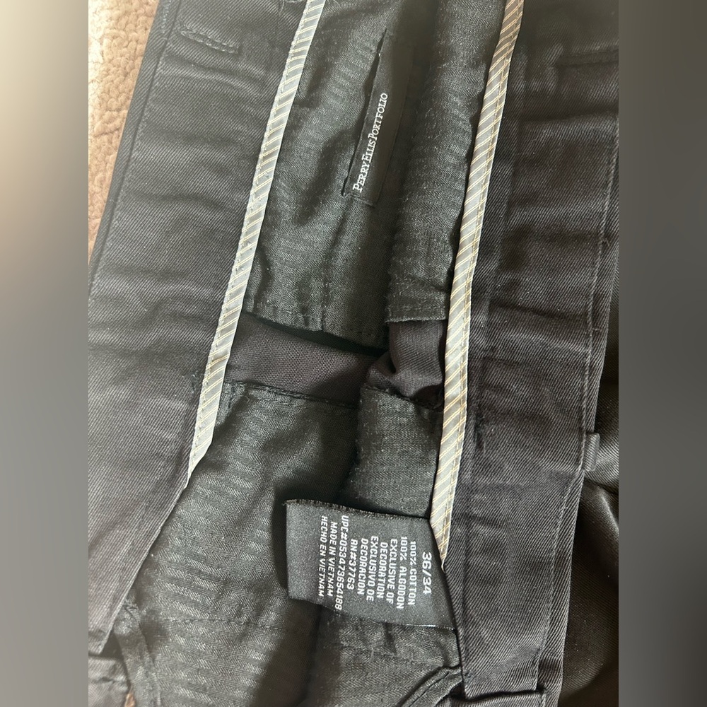 Perry Ellis black dress slacks 36 x 34